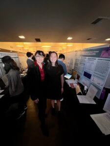 Science Fair - Indelible Learning - Indelible Learning Dr. Criley (left) and Naomi Kao (right) stand beside Naomi's project on hand hygiene training for elementary school students.