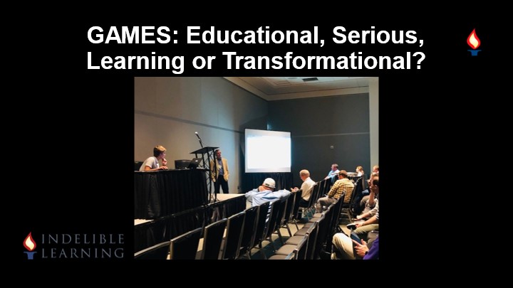 Digital Games: Educational, Serious, Learning or Transformational?