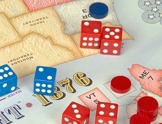 God does not play dice with elections