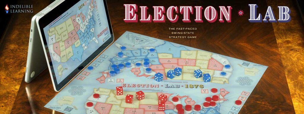 Election Lab as a board game. It is now completely online.