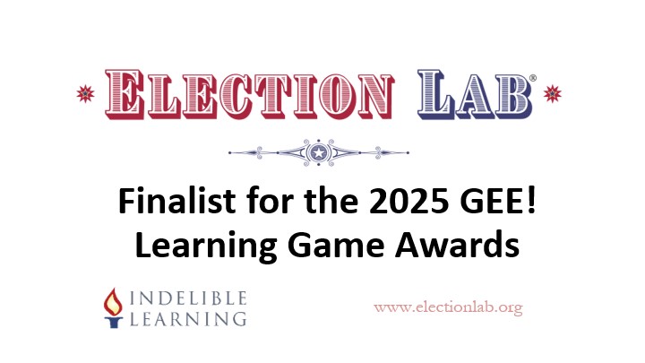 Election Lab Game Named Finalist for the 2025 GEE! Learning Game Awards
